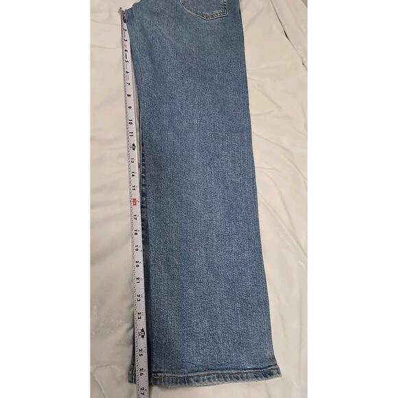 Levis Ribcage Ankle Straight Jeans Super High Rise Blue Women’s Size 27x27 NWT - Picture 7 of 8